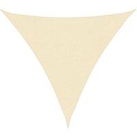 Berkfield Home Sunshade Sail 160 g/m Cream 4.5x4.5x4.5 m HDPE in Beige