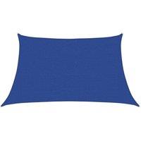 Berkfield Home Sunshade Sail 160 g/m Blue 3/4x2 m HDPE