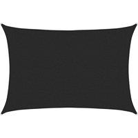 Berkfield Home Sunshade Sail 160 g/m Black 3x4 m HDPE