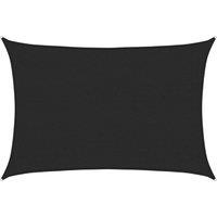 Berkfield Home Sunshade Sail 160 g/m Black 2.5x3.5 m HDPE