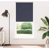 Berkfield Home Roller Blind Blackout 100 x 230 cm Marine in Blue