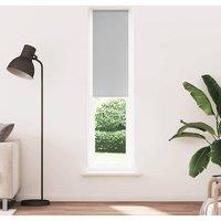 Berkfield Home Roller Blind Blackout Coffee 110x210 cm Fabric Width 105.7 cm Pol in Grey
