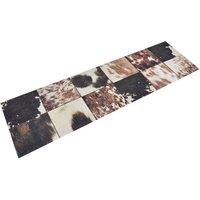 Berkfield Home Kitchen Rug Washable Animal Skin 45x150 cm Velvet