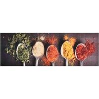 Berkfield Home Kitchen Carpet Washable Spoons 45x150 cm