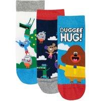 Hey Duggee Men's Squirrel Club Socks Pack Of 3 | Size: 12-3
