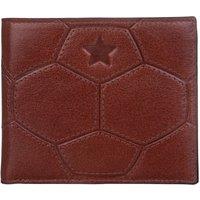 Mala leather Men's Vintage Football Wallet - RFID Protected Real Leather Wallet in Brown