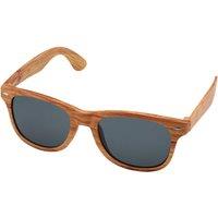 Floso Men's Mira Wood Effect Sunglasses in Natural