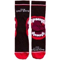 The Lost Boys Men's Bite Ankle Socks in Black | Size: 9-12.5