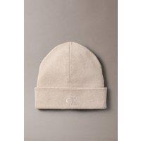 Calvin Klein Men's Ck Fine Rib Beanie Chateau Grey