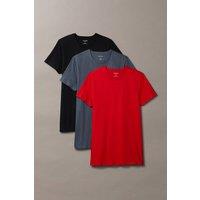 Calvin Klein Men's Cotton T Shirts 3 Pack - Turbulence Adrenaline Rush Black | Size: Large