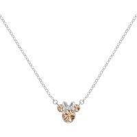 Disney Women's N905424SJUNL-16-PH Minnie Necklace in Silver