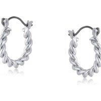BIG METAL LONDON Women's CAPRI SMALL HOOP EARRINGS in Silver | Size: 2 cm