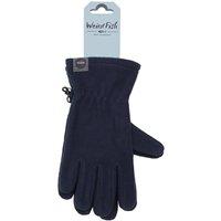 Weird Fish Women's Fordell Microfleece Glove in Navy | Size: Large/XL