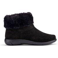 Hotter Women's Wide Fit 'Romance II' Ankle Boots in Black | Size: 8