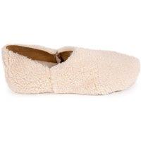 Celtic & Co Women's British Cocoon Slippers in Warm White | Size: 8