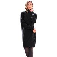 Celtic & Co Women's Geelong Turtleneck Midi Dress in True Black | Size: Medium
