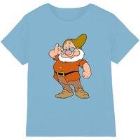 Snow White And The Seven Dwarfs, Doc, The Leader kids t-shirt in Light Blue | Size: 3-4 Years