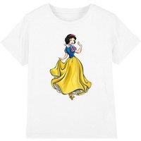 Snow White Girl's Fairest Princess Of Them All T-Shirt White | Size: 5-6 Years