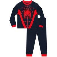 Marvel Boy's Miles Morales Spider-Suit Pyjamas | Size: 18-24 m
