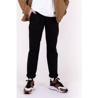 Monkee Genes Men's Slim Fit Classic Chinos in Black | Size: 30R