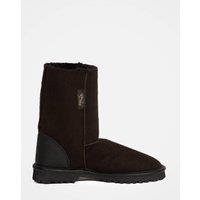 Celtic & Co Men's British Aqualamb Regular Fit Boots in Dark Brown | Size: 11