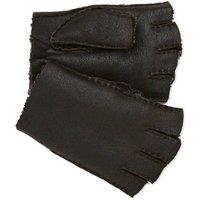 Celtic & Co Men's Fingerless Gloves in Dark Grey | Size: XL