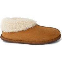 Celtic & Co Men's British Shearling Bootee Slippers in Light Tan | Size: 7