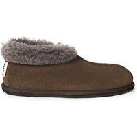 Celtic & Co Men's British Shearling Bootee Slippers in Brown | Size: 9