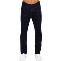 Enzo Men's Actiflex Tapered Jeans in Navy | Size: 36R