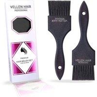 Vellen Tint Brush Set Balayage For Hair Colour - 3 Pack - Blue in Black