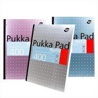 Pukka Pad, Refill Pad A4, 400 Page (Colours May Vary) - Single Book