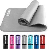 Kayman Yoga Mat Multi-Purpose Extra Thick Foam Exercise Mat Home Gym NonSlip in Grey