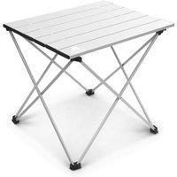 Voyager Camping Table - Foldable Outdoor Table with Adjustable Height Compact in White | Size: Medium