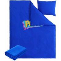 simpa 3PC Blue Reversible Single Duvet Bedding Set