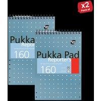 Pukka Reporter's Pad 160 Pages - Lined - 2 Packs