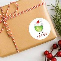 60 SECOND MAKEOVER 25 x Personalised Christmas Labels Brussel Sprout