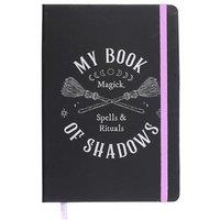 Something Different The Coven Club Book Of Shadows A5 Notebook in Black