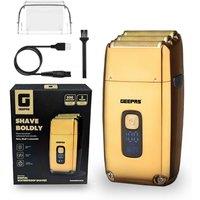 Geepas Foil Shaver Waterproof Electric Razor for Men in Gold