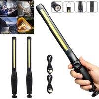 Hinsinc 2Pcs COB LED Work Light, Rechargeable & Magnetic