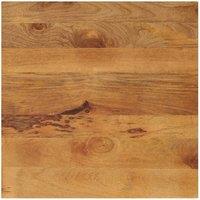 Berkfield Home Table Top 80x80x2.5 cm Square Solid Wood Mango in Brown