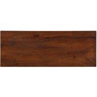 Berkfield Home Table Top 80x30x2.5 cm Rectangular Solid Wood Reclaimed in Brown