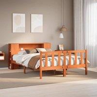 Berkfield Home Bed Frame Frame Sonoma Oak 75x190 cm Small Single Wood in Brown | Size: King