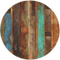 Berkfield Home Round Table Top 80 cm 15-16 mm Solid Reclaimed Wood