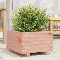 Berkfield Home Garden Planter 40x40x26.5 cm Solid Wood Douglas in Brown