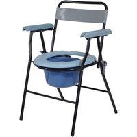 Aidapt Folding Commode in Blue