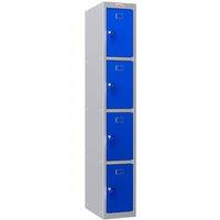 Phoenix Safe Company Personal Locker in Grey/Blue w/ Key Lock, PL1430GBK, 60.5L | Size: 180 cm x 100 cm