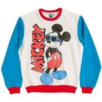 Disney Mickey Mouse Retro Colour Block Sweatshirt | Size: 2XL