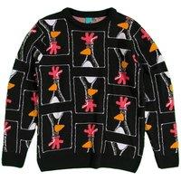 Wallace & Gromit Knitted Jumper in Black | Size: 3XL