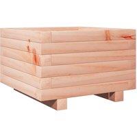 Berkfield Home Garden Planter 40x40x26.5 cm Solid Wood Douglas in Light Tan