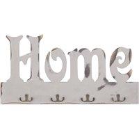 Berkfield Home Wall Mounted Coat Rack HOME 50x23 cm in White